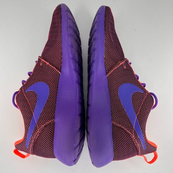Nike Womens 511882-852 Roshe Run Bright Mango HyperGrape Size 8 Running Shoes - Picture 6 of 9